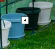 Gm Super Pot & Saucer 3 Pack (Powder Blue)