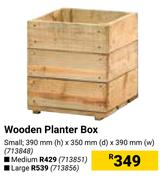 Wooden Planter Box Small 