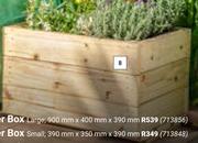 Wooden Planter Box Medium-580mm x 400mm x 390mm