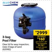 Blue Chem 3 Bag Pool Filter
