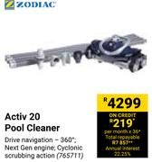 Zodiac Activ 20 Pool Cleaner