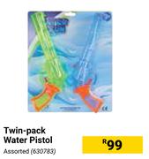Twin Pack Water Pistol Assorted