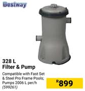 Bestway 328L Filter & Pump