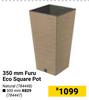 350mm Furu Eco Square Pot (Natural) 784448