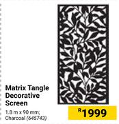 Matrix Tangle Decorative Screen 645743