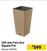 265mm Furu Eco Square Pot (Natural) 784446