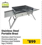 Camp Master Stainless Steel Portable Braai 742802