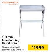 Megamaster 900mm Freestanding Barrel Braai 659535