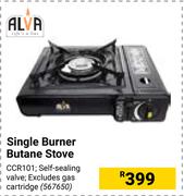 Alva Single Burner Butane Stove CCR101 567650