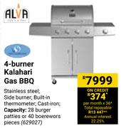 Alva 4-Burner Kalahari Gas BBQ 629027