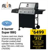Alva 4-Burner Super BBQ 762526