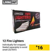 Living Out 12 Fire Lighters