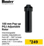 Hunter 100mm Pop Up PGJ Adjustable Rotor
