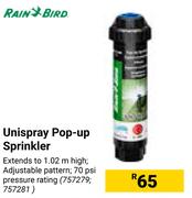 Rain Bird Unispray Pop Up Sprinkler