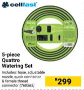 Cellfast 5 Piece Quattro Watering Set