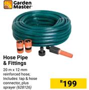 Garden Master Hose Pipe & Fittings