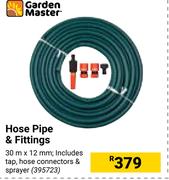 Garden Master Hose Pipe & Fittings