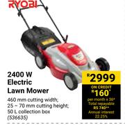 Ryobi 2400w discount electric lawn mower