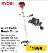 0Ryobi 43cc Petrol Brush Cutter