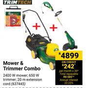 Trimtech Mower & Trimmer Combo
