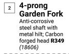 Lasher 4 Prong Garden Fork