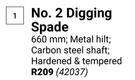 Lasher No.2 Digging Spade