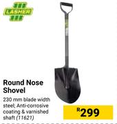 Lasher Round Nose Shovel