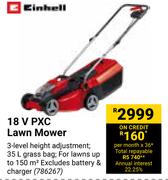 Einhell 18V PXC Lawn Mower