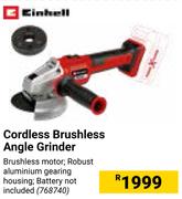 Einhell Cordless Brushless Angle Grinder