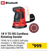 Einhell 18V TE-RS Cordless Rotating Sander