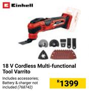 Einhell 18V Cordless Multi Functional Tool Varrito