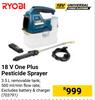 Ryobi 18V One Plus Pesticide Sprayer