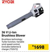 Ryobi 36V Li-Ion Brushless Blower