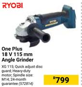Ryobi One Plus 18V 115mm Angle Grinder