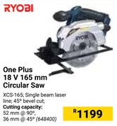 Ryobi One Plus 18V 165mm Circular Saw