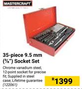 Mastercraft 35 Piece 9.5mm (3/8") Socket Set