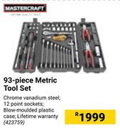 Mastercraft 93 Piece Metric Tool Set