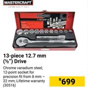 Mastercraft 13 Piece 12.7mm (1/2") Drive
