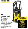 Karcher K4 Classic High Pressure Cleaner