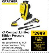 Karcher K4 compact Limited Edition Pressure Washer