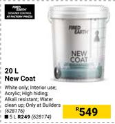 Fired Earth New Coat-20L