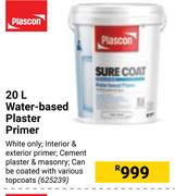 Plascon Water Based Plaster Primer-20L