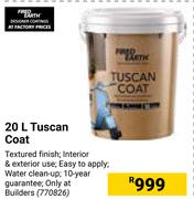 Fired Earth Tuscan Coat-20L