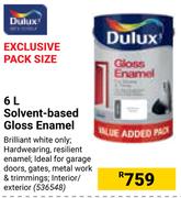Dulux Solvent Based Gloss Enamel-6L