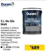 Duram Nu Glo Matt-5L