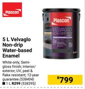 Plascon Velvaglo Non Drip Water Based Enamel-5L
