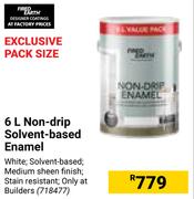 Fired Earth Non Drip Solvent Based Enamel-6L