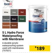 Fired Earth Damp-X Hydro Force Waterproofing With Membrane-5L