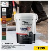 Fired Earth Damp-X Rubber Coat Green-5L