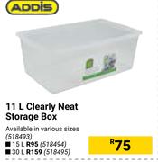 Addis 11L Clearly Neat Storage Box